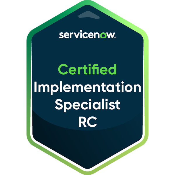 ServiceNow Certified Implementation Specialist — Risk and Compliance